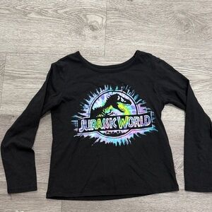 Jurassic World Kids Black Long Sleeve Tee